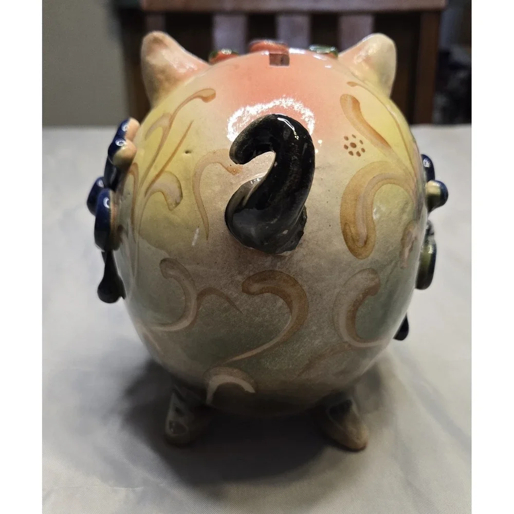 Handmade Decorative Ceramic Piggy Bank Colorful Odd‎ Unique 8